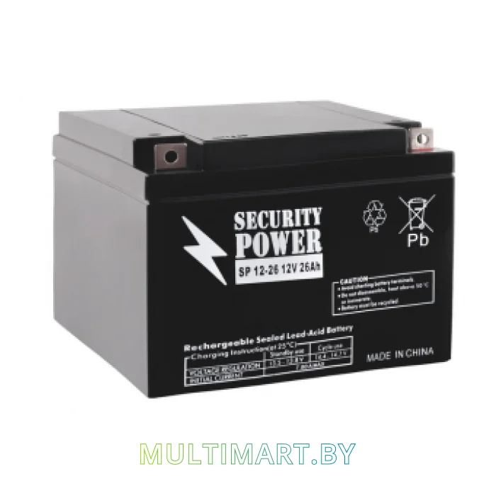 Аккумуляторная батарея Security Power SP 12-26 12V/26Ah
